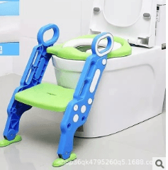 Auxiliary Toilet Ladder Children's Toilet Seat Supplies Infant Baby Ladder Folding Toilet - Mubimart