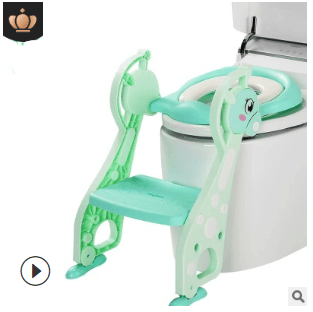 Auxiliary Toilet Ladder Children's Toilet Seat Supplies Infant Baby Ladder Folding Toilet - Mubimart