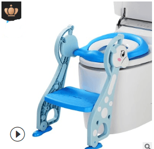 Auxiliary Toilet Ladder Children's Toilet Seat Supplies Infant Baby Ladder Folding Toilet - Mubimart