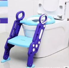 Auxiliary Toilet Ladder Children's Toilet Seat Supplies Infant Baby Ladder Folding Toilet - Mubimart -  