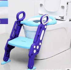 Auxiliary Toilet Ladder Children's Toilet Seat Supplies Infant Baby Ladder Folding Toilet - Mubimart