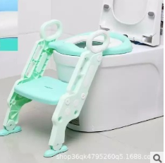 Auxiliary Toilet Ladder Children's Toilet Seat Supplies Infant Baby Ladder Folding Toilet - Mubimart -  