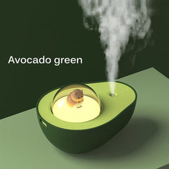 Avocado Mini Spray Humidifier USB Charging Night Light Portable Mist Sprayer For Home Car - Mubimart - Mist Humidifiers 