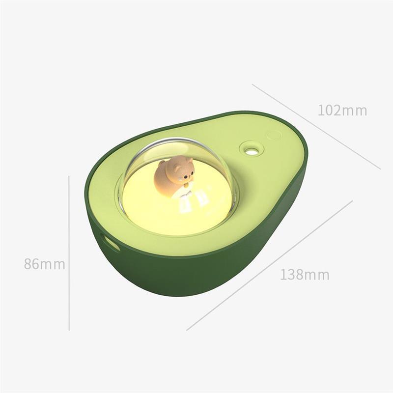 Avocado Mini Spray Humidifier USB Charging Night Light Portable Mist Sprayer For Home Car - Mubimart -  