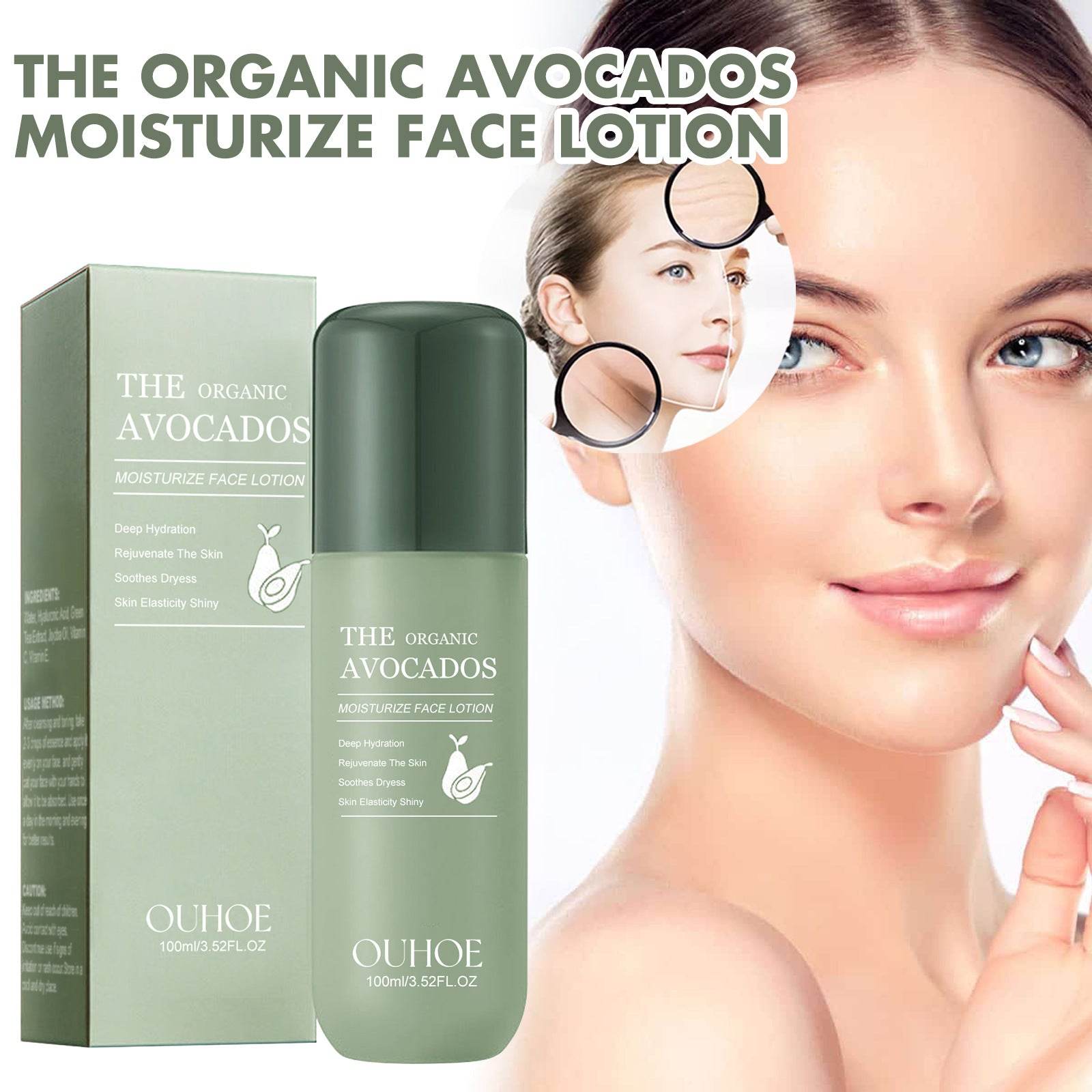 Avocado Moisturizing Lotion Hydrating And Brightening Skin Tone - Mubimart