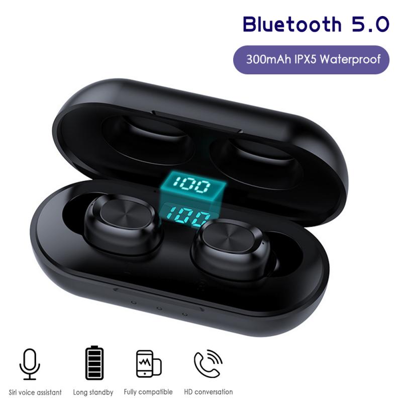 B5 Bluetooth Headset Binaural Digital Display Stereo Bluetooth Headset TWS5.0 Bluetooth Headset 239 Bluetooth Headset - Mubimart -  