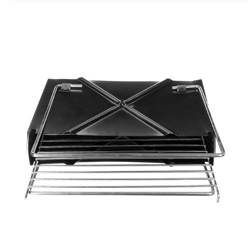 BBQ Grill Folding Stainless Steel Portable Small Barbecue Grill Tool BBQ Outdoor Camping Charcoal Furnace BBQ Grills Accessories - Mubimart -  