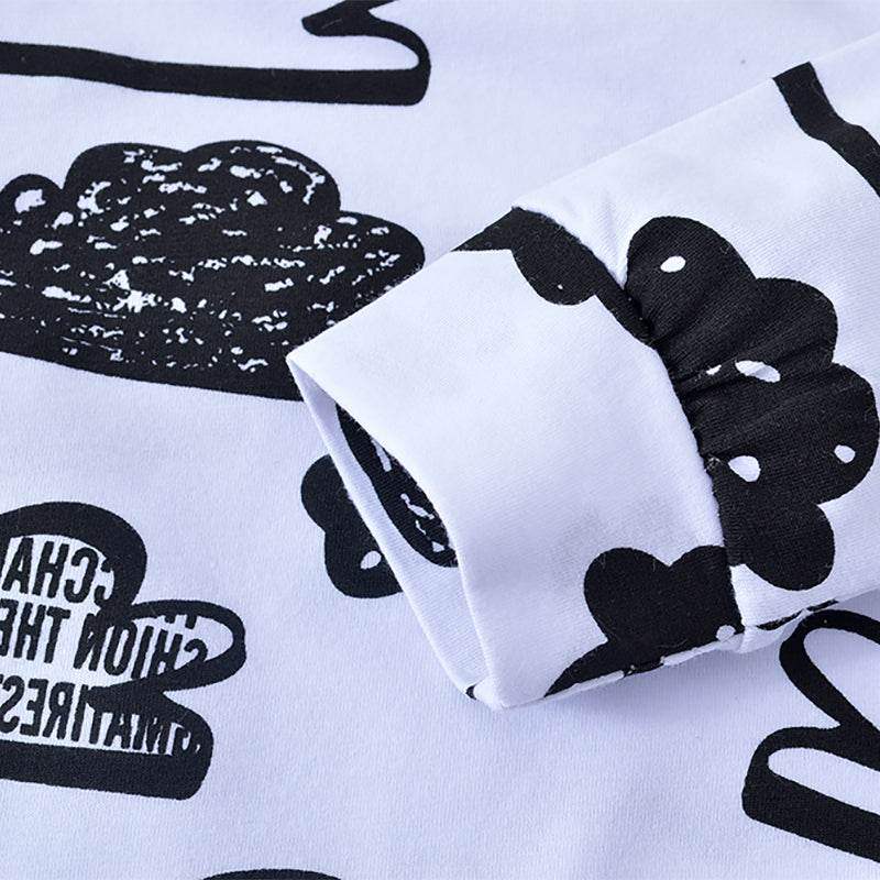 Baby 3 Piece Set Baby Cloud Print Set - Mubimart