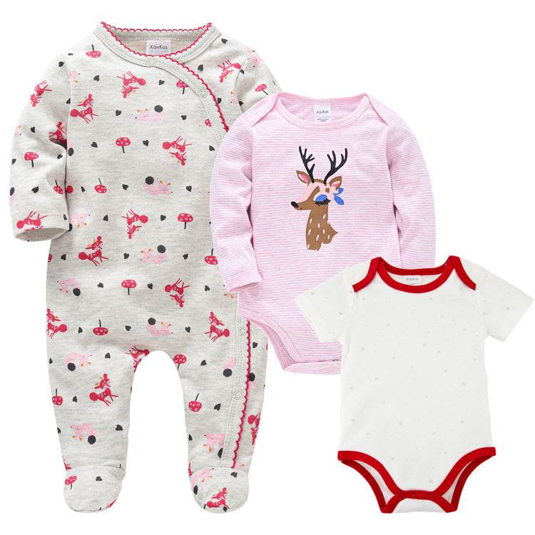 Baby 3-piece Baby Clothes For Boys and Girls - Mubimart