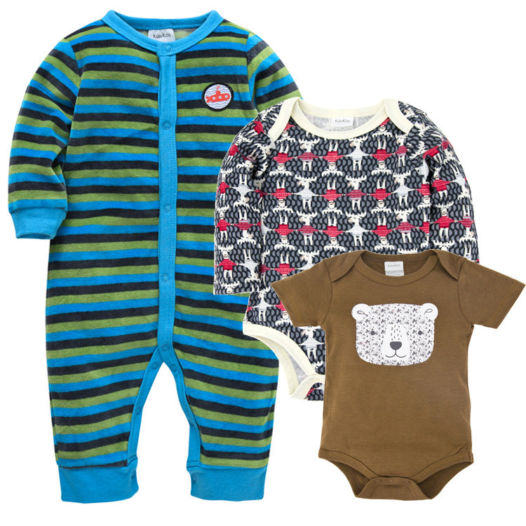 Baby 3-piece Baby Clothes For Boys and Girls - Mubimart -  