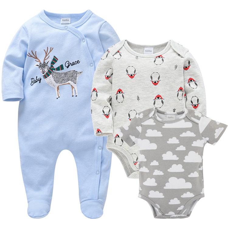 Baby 3-piece Baby Clothes For Boys and Girls - Mubimart -  