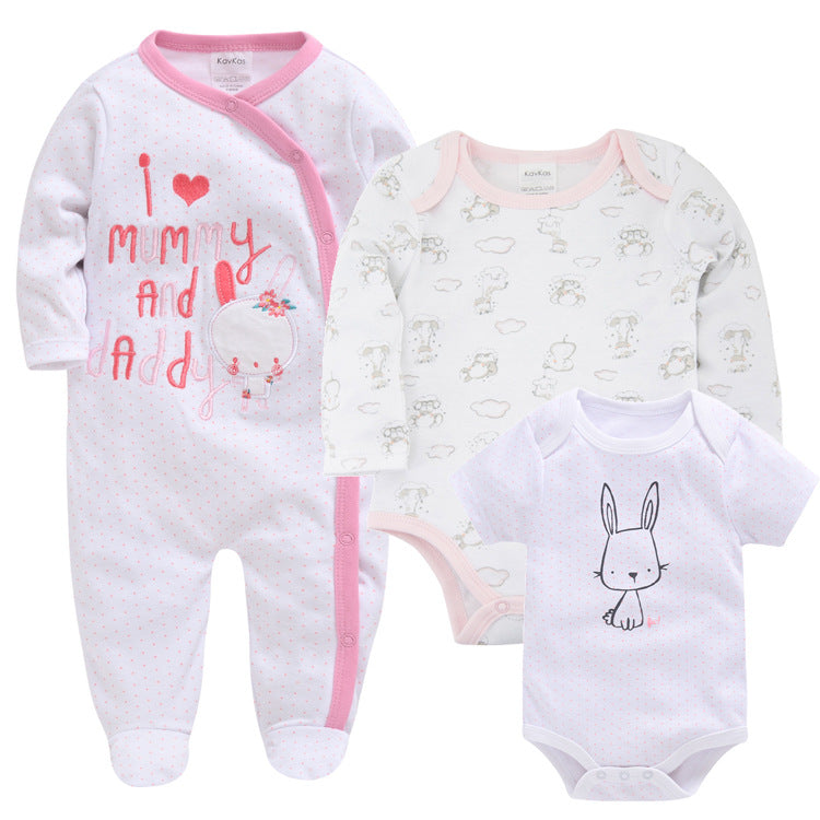 Baby 3-piece Baby Clothes For Boys and Girls - Mubimart -  