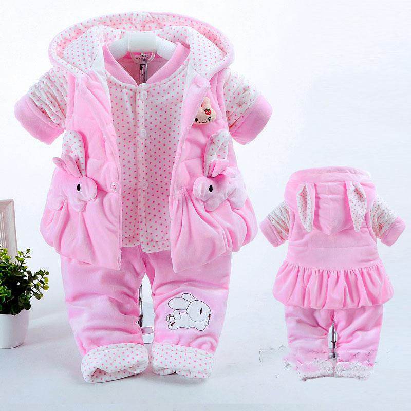Baby Autumn Clothing Girls Autumn And Winter Clothing Suits - Mubimart
