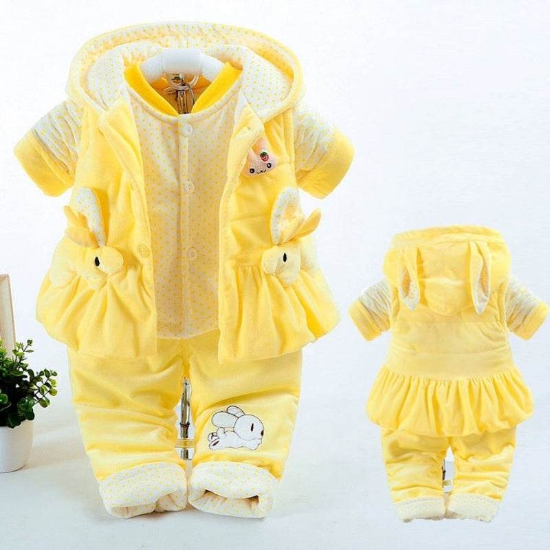 Baby Autumn Clothing Girls Autumn And Winter Clothing Suits - Mubimart
