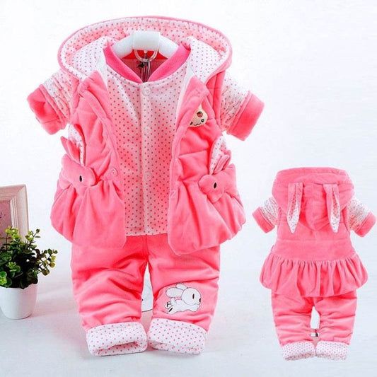 Baby Autumn Clothing Girls Autumn And Winter Clothing Suits - Mubimart