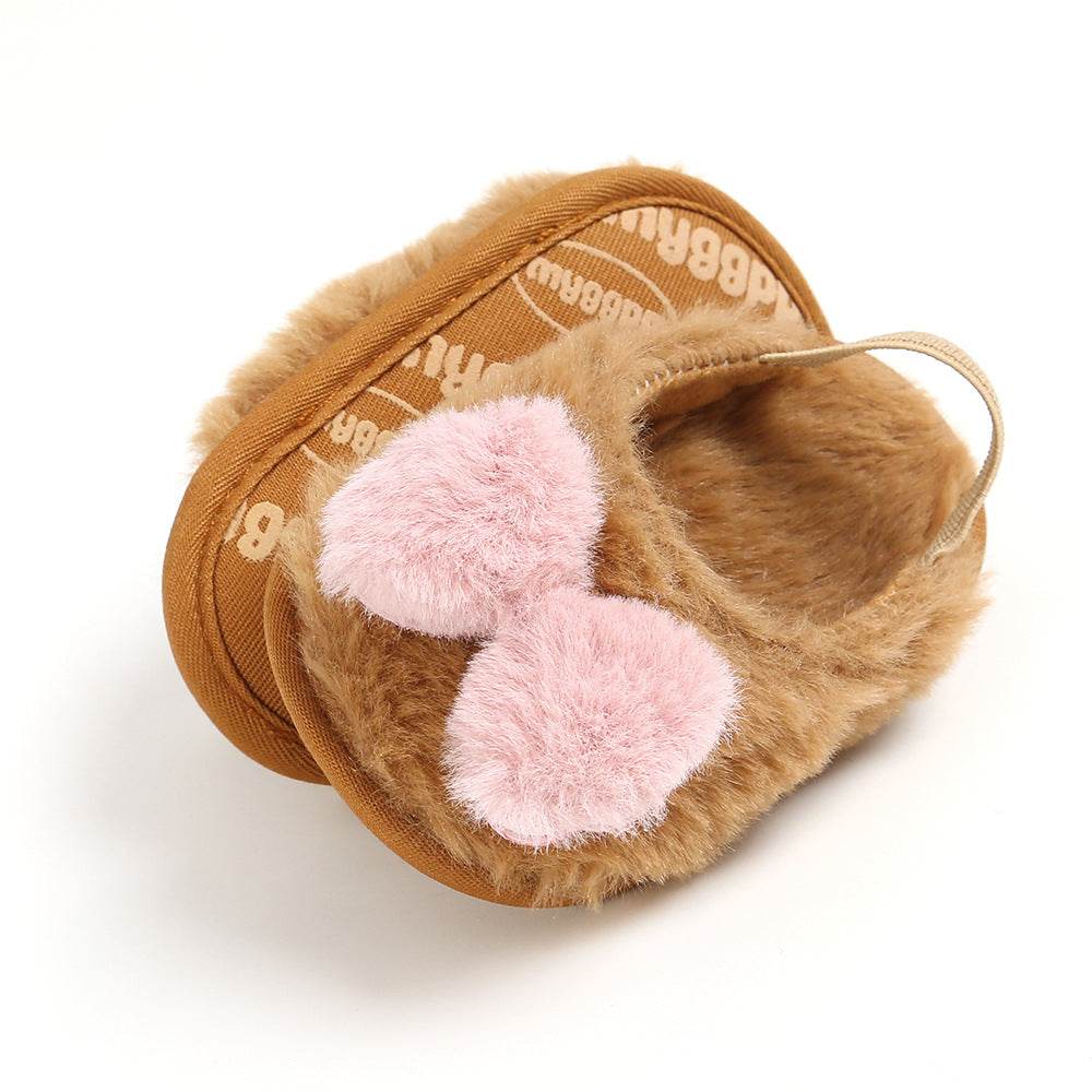 Baby Autumn Winter Small Cotton Shoes Toddler Socks - Mubimart