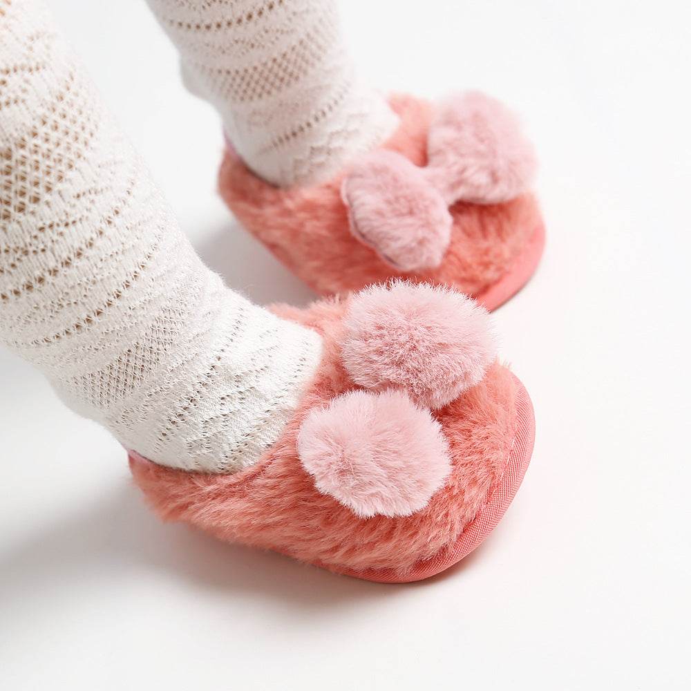 Baby Autumn Winter Small Cotton Shoes Toddler Socks - Mubimart