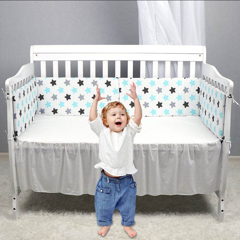 Baby Bed Thicken Bumper One-piece Crib Around Cushion - Mubimart