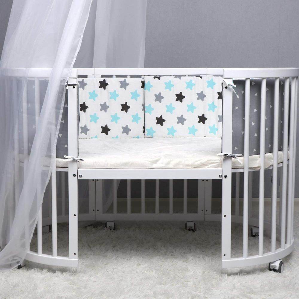 Baby Bed Thicken Bumper One-piece Crib Around Cushion - Mubimart
