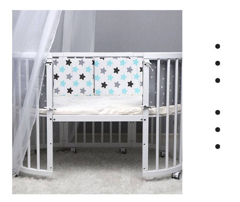 Baby Bed Thicken Bumper One-piece Crib Around Cushion - Mubimart -  