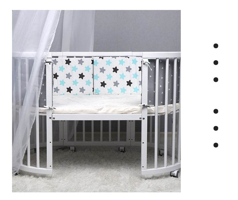 Baby Bed Thicken Bumper One-piece Crib Around Cushion - Mubimart