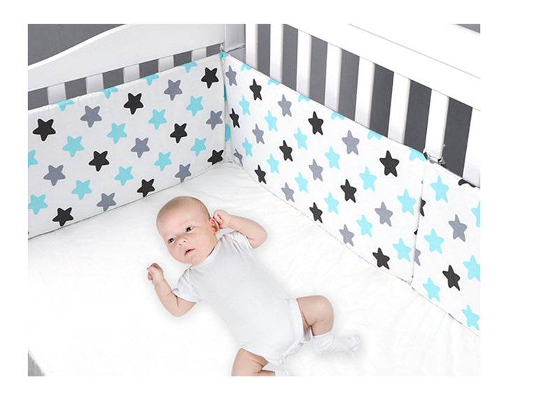Baby Bed Thicken Bumper One-piece Crib Around Cushion - Mubimart
