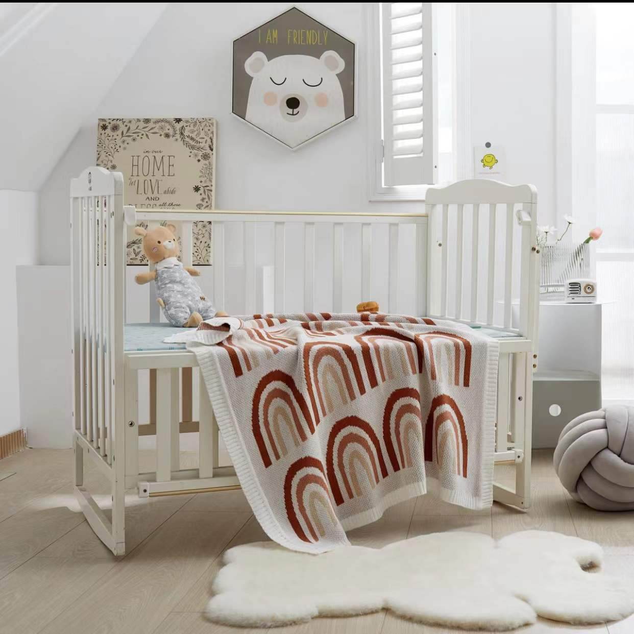 Baby Blankets Breathable Newborn Boy Girl Swaddle Wrap Recei - Mubimart
