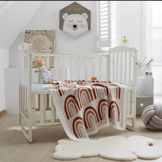 Baby Blankets Breathable Newborn Boy Girl Swaddle Wrap Recei - Mubimart