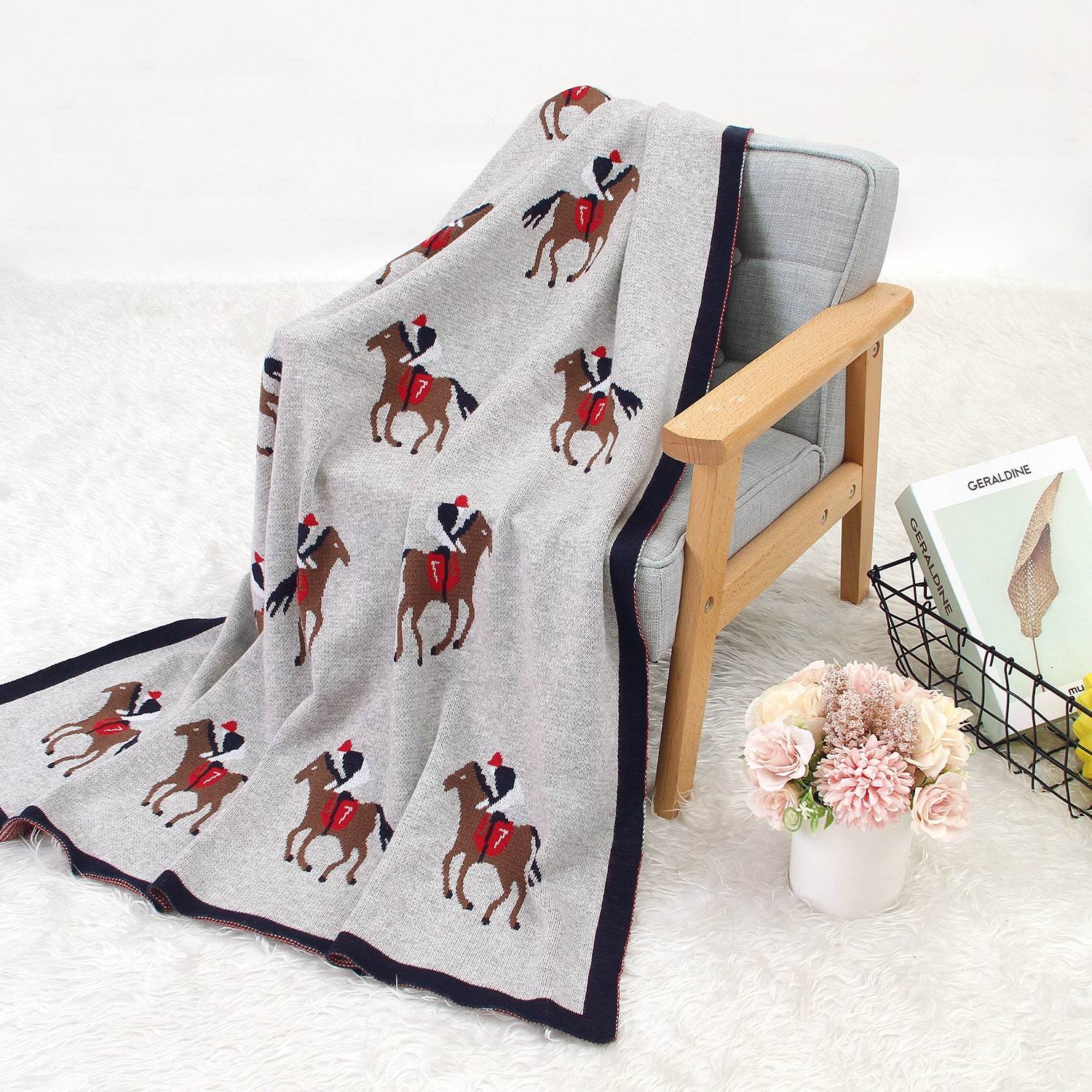 Baby Blankets Soft Stroller Sleeping Covers Kids Swaddle Wrap Blanket - Mubimart