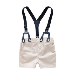 Baby Boy Cross-border Baby Boy Overalls Suit Gentleman Short Sleeve Going Out Rompers - Mubimart -  