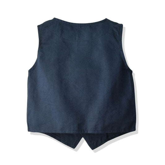 Baby Boy Gentleman Suit Baby One-piece Romper - Mubimart