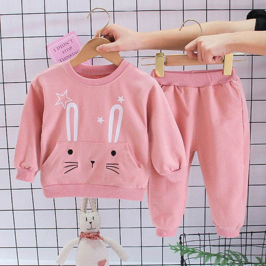 Baby Boy Long Sleeve Sports Two Piece Suit - Mubimart
