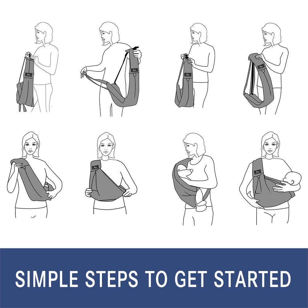 Baby Carrier Four Seasons Breathable Mesh Portable - Mubimart