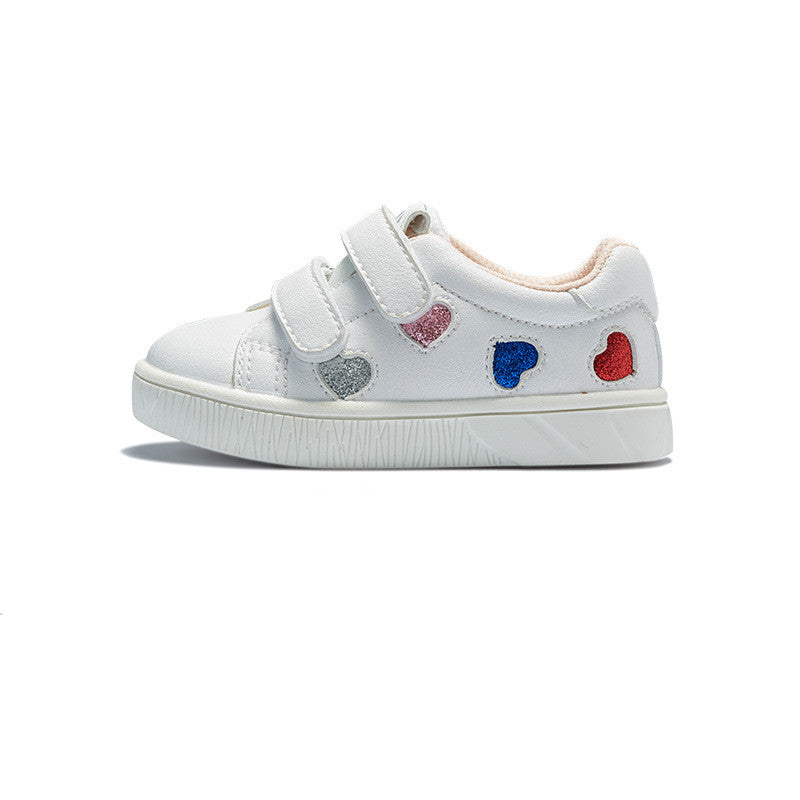 Baby Children's Shoes Love Velcro Sneakers - Mubimart -  