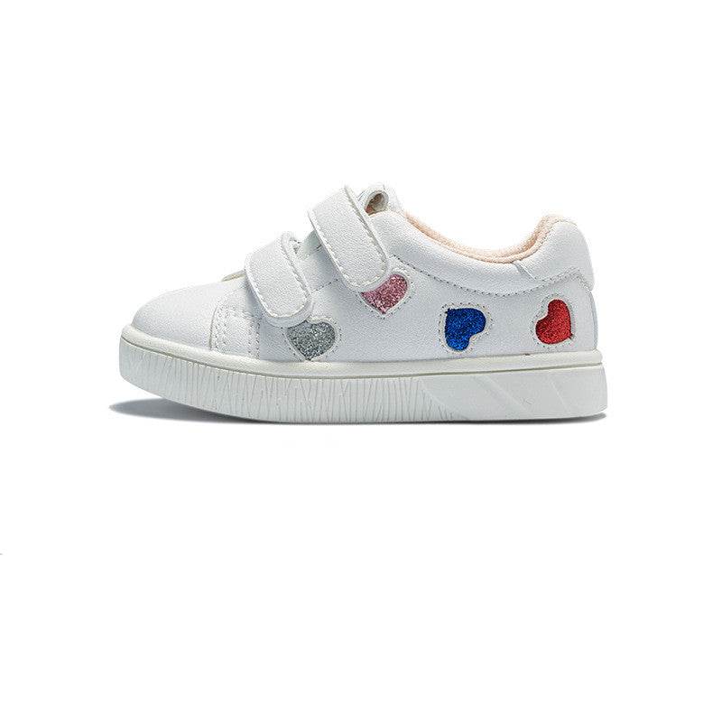 Baby Children's Shoes Love Velcro Sneakers - Mubimart