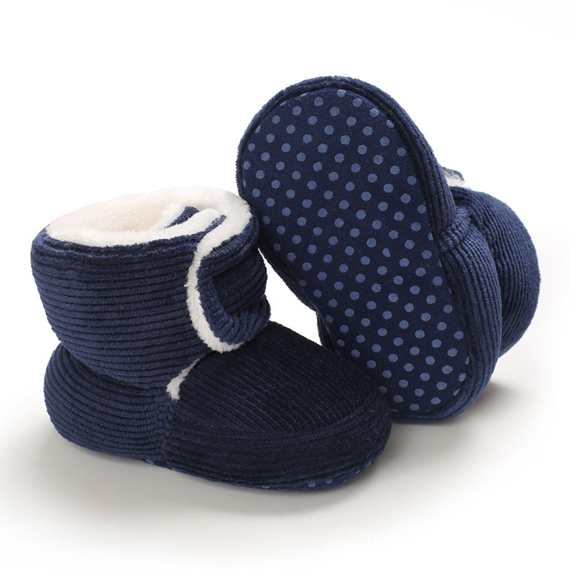 Baby Cotton Shoes, Soft Sole Baby Shoes, Casual Toddler Shoes - Mubimart -  