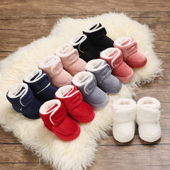 Baby Cotton Shoes, Soft Sole Baby Shoes, Casual Toddler Shoes - Mubimart - Baby Shoes 