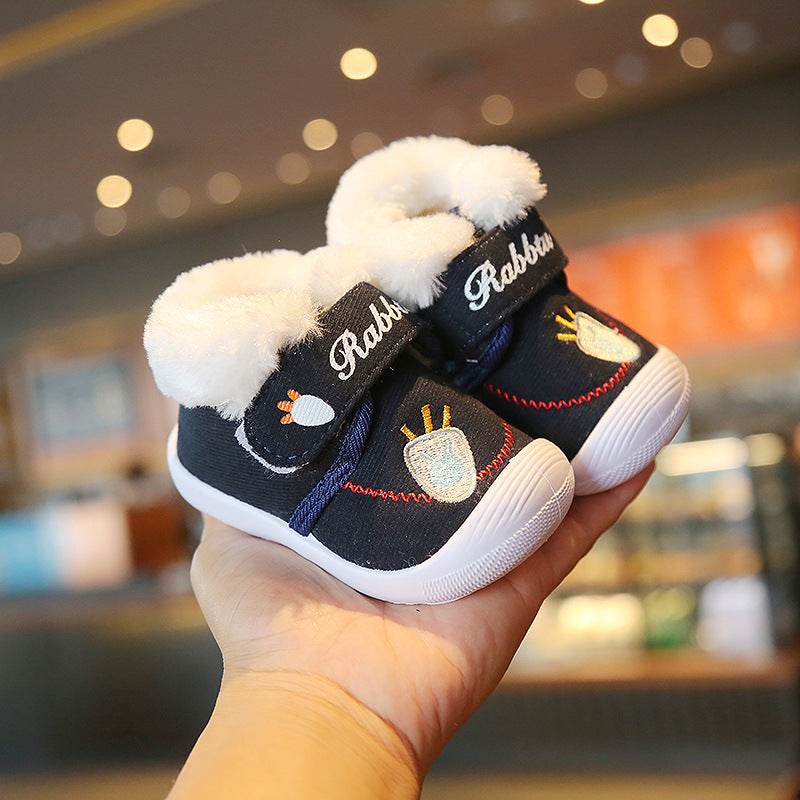 Baby Cotton Shoes, Toddler Shoes 0-2 Years Old 1 Soft Sole - Mubimart