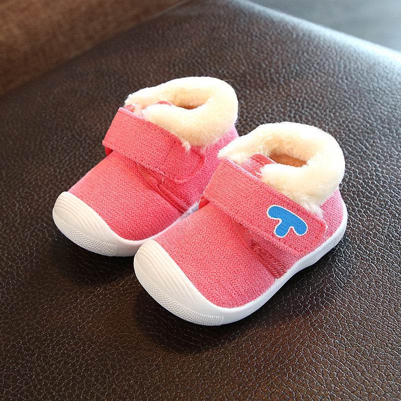 Baby Cotton Shoes, Toddler Shoes 0-2 Years Old 1 Soft Sole - Mubimart