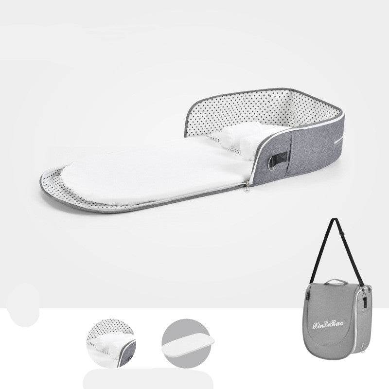 Baby Crib Multifunctional Folding Newborn Nest Toddler Bed Portable Sun Protection Mosquito Net Infant Camping Bed Travel Cot - Mubimart