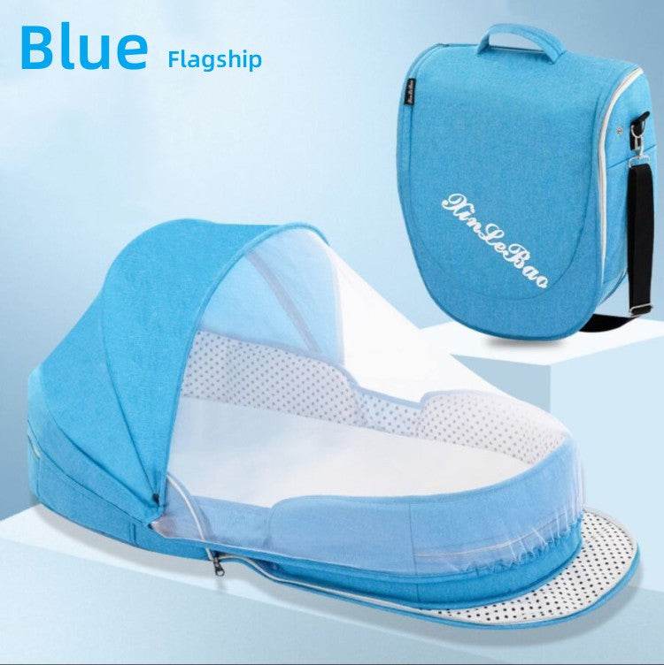 Baby Crib Portable Removable Bed In Bed Multifunctional Foldable Babies' Bed Newborn Bb Small Bed With Mosquito Net - Mubimart