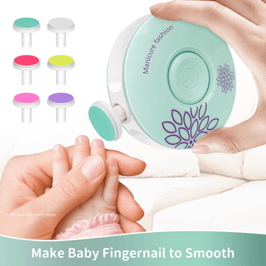 Baby Electric Nail Grinder Children's Nail Clipper Baby Nail Clipper Set Cutter For Newborn - Mubimart
