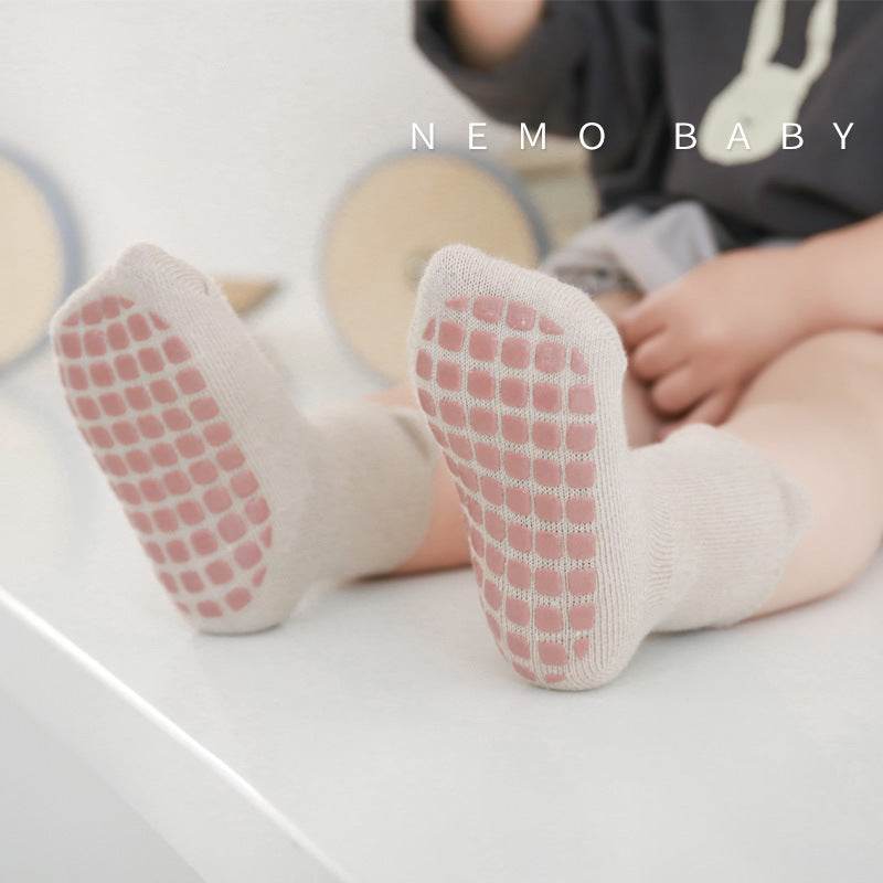 Baby Floor Socks, Indoor Toddler Socks, Autumn And Winter Combed - Mubimart