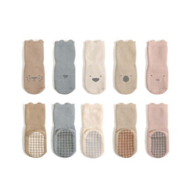 Baby Floor Socks, Indoor Toddler Socks, Autumn And Winter Combed - Mubimart -  