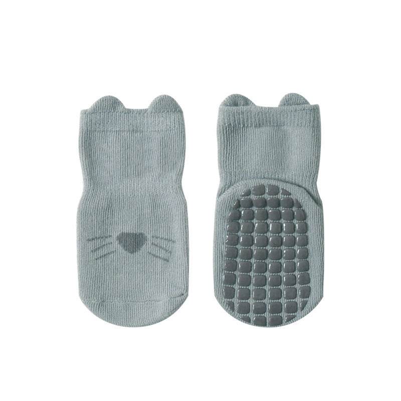 Baby Floor Socks, Indoor Toddler Socks, Autumn And Winter Combed - Mubimart