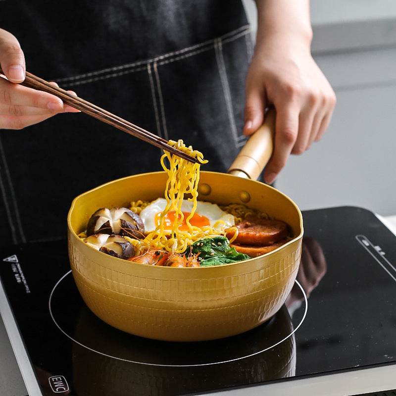Baby Food Supplement Non-stick Household Non-stick Noodle Cooking Mini Hot Milk Pot - Mubimart