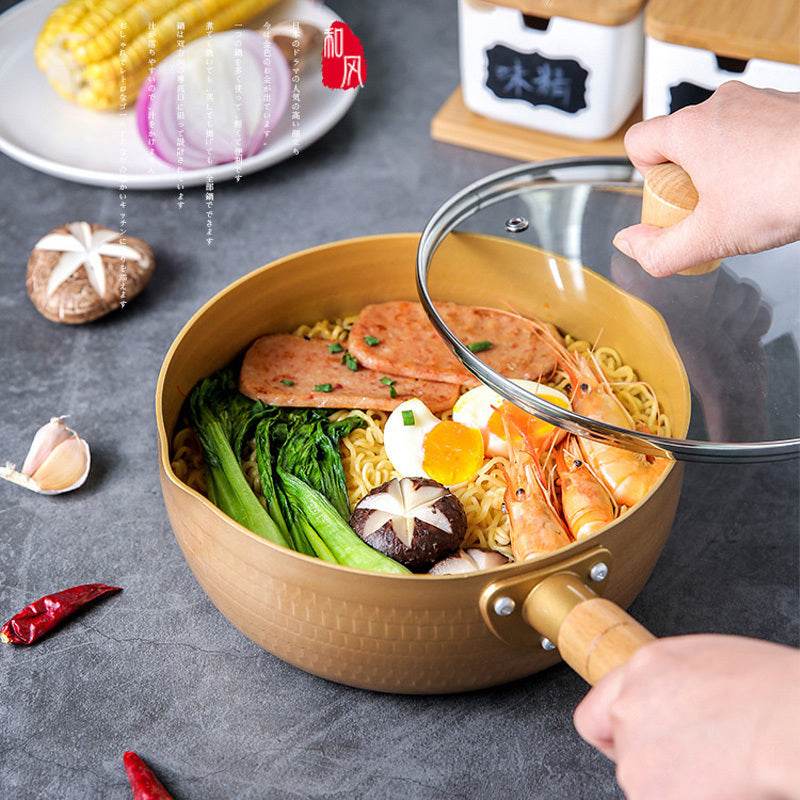 Baby Food Supplement Non-stick Household Non-stick Noodle Cooking Mini Hot Milk Pot - Mubimart