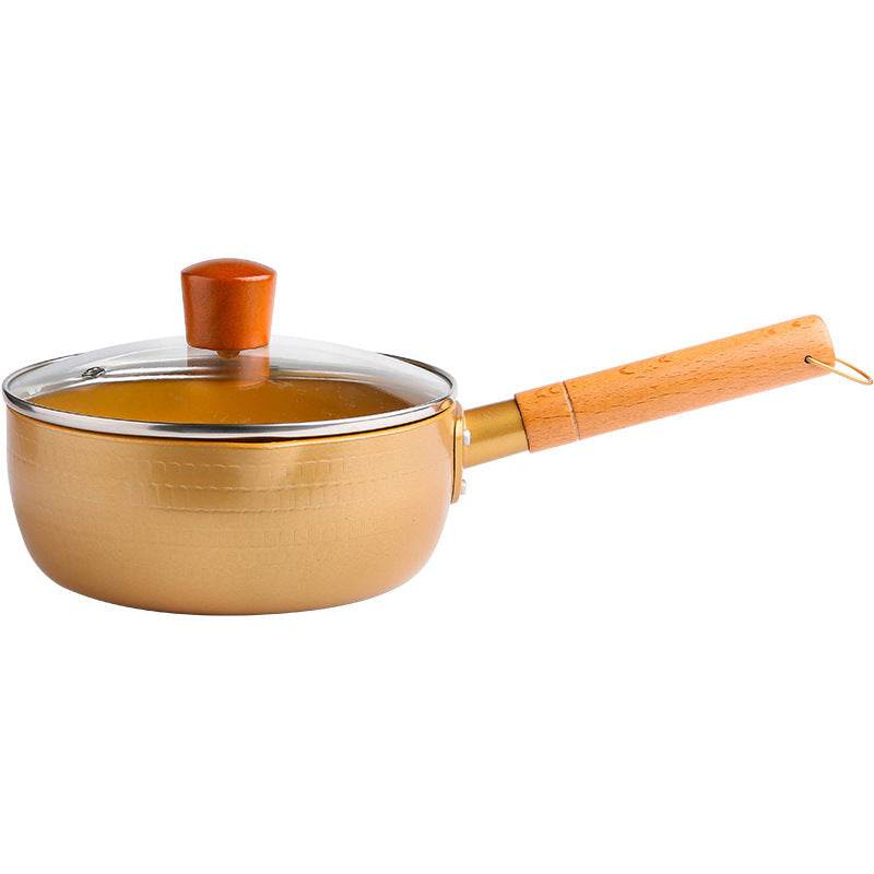 Baby Food Supplement Non-stick Household Non-stick Noodle Cooking Mini Hot Milk Pot - Mubimart