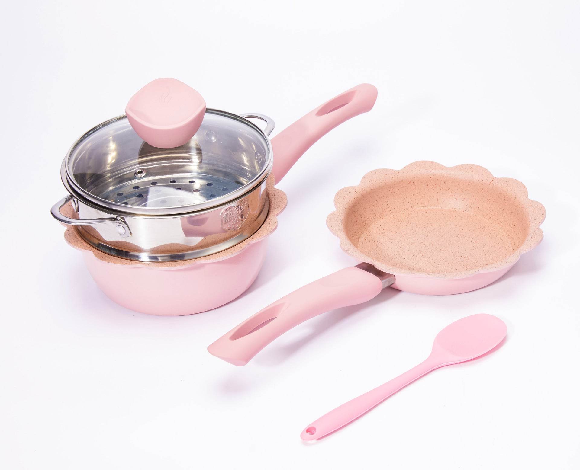 Baby Food Supplement Pan Frying Pan Milk Pan Maifan Stone Baby Non-Stick Pan - Mubimart