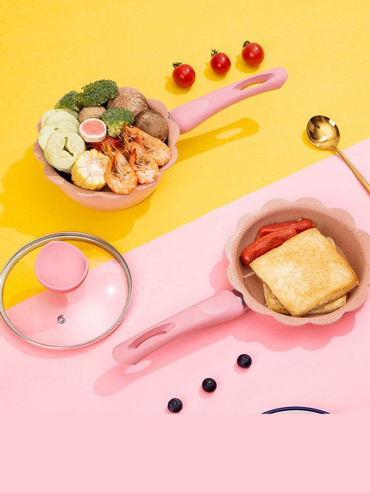 Baby Food Supplement Pan Frying Pan Milk Pan Maifan Stone Baby Non-Stick Pan - Mubimart